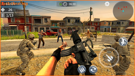 Dead Zombie War 3D:Real FPS Shooting Survival Game screenshot