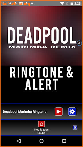 Deadpool Marimba Ringtone screenshot