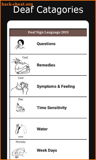 Deaf Sign Language 2019 - Deaf Translator screenshot