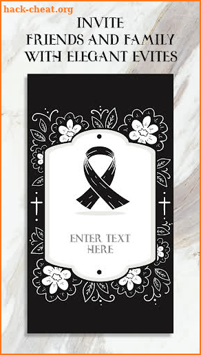 Death Invitation Card Maker screenshot