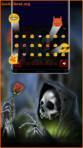 Death n Rose keyboard theme screenshot