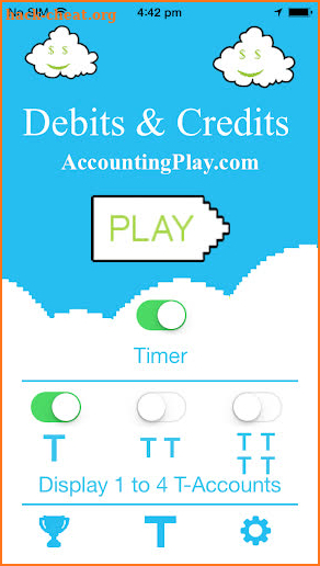 Debit and Credit - Accounting screenshot