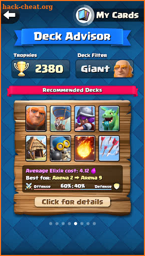 Deck Advisor for CR screenshot