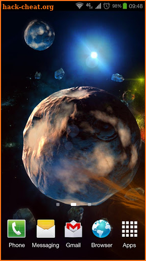 Deep Space 3D Pro lwp screenshot