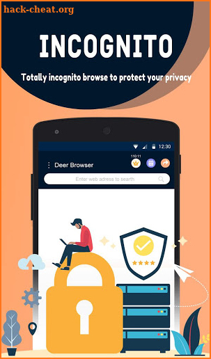 Deer Browser: Light, Fast, Incognito Web Browser🏄 screenshot