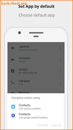 Default App Manager screenshot