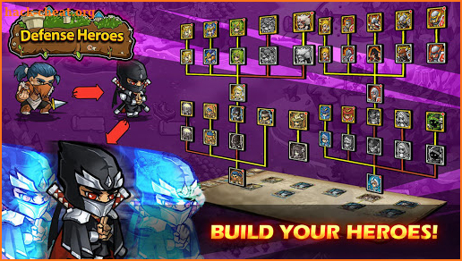 Defense Heroes: Defender War Tower Defense Offline screenshot