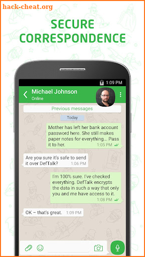 DefTalk Messenger screenshot