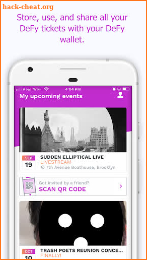 DeFy Tickets screenshot