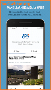 Degreed - Daily Learning Habit screenshot