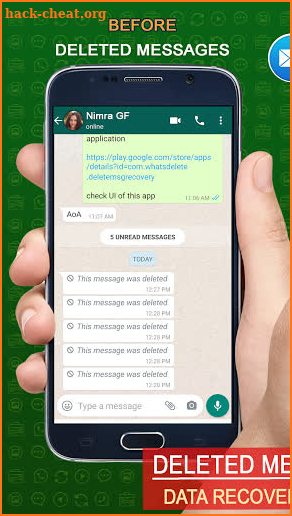 Deleted Chat Recovery Media Recovery For Whatsapp screenshot