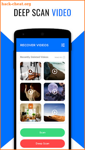 Deleted photo recovery: Deleted video recovery screenshot
