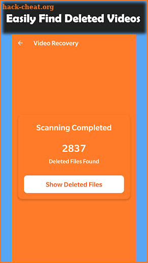 Deleted Video Recovery - Restore Deleted Videos screenshot