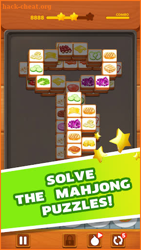 Delicious Mahjong: Food Puzzle Challenge screenshot