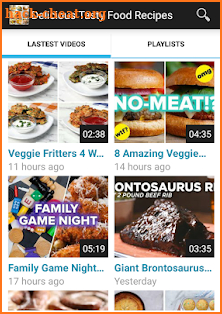 Delicious Tasty Food Recipes screenshot