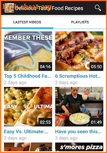 Delicious Tasty Food Recipes screenshot