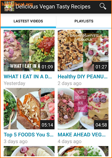 Delicious Vegan Tasty Recipes screenshot