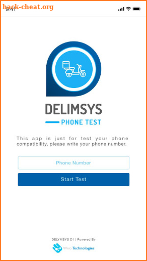 DELIMSYS PHONE TEST screenshot