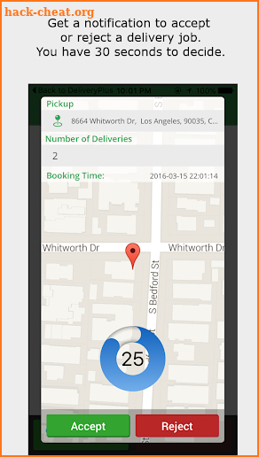 Delivery Plus Driver's App screenshot