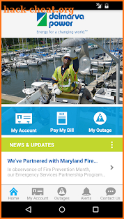 Delmarva Power Self-Service screenshot