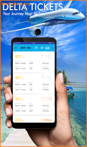 Delta Tickets : Plane Tickets All Destinations screenshot