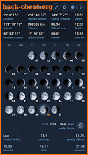 Deluxe Moon HD-Lunar Calendar screenshot