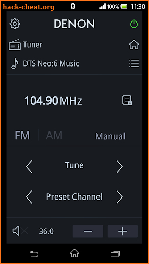 Denon 500 Series Remote screenshot