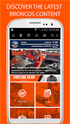 Denver Broncos Orange Herd screenshot