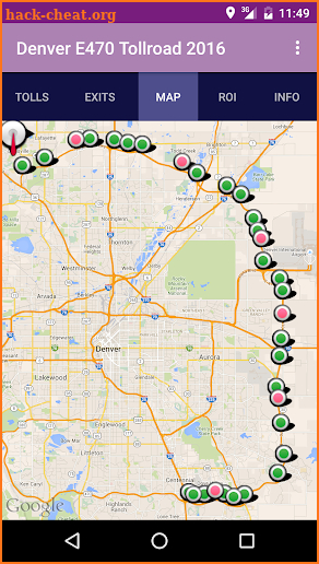 Denver E-470 Toll Road 2017 screenshot