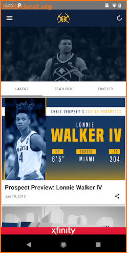 Denver Nuggets Official App screenshot