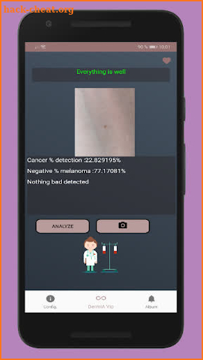 DermIA - Analyze Skin Cancer with your camera A.I screenshot