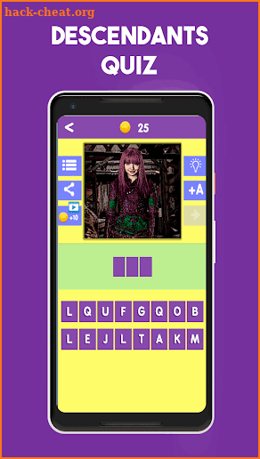 Descendants Quiz screenshot