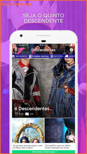 Descendentes Amino screenshot