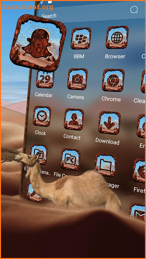 Desert Launcher Theme screenshot