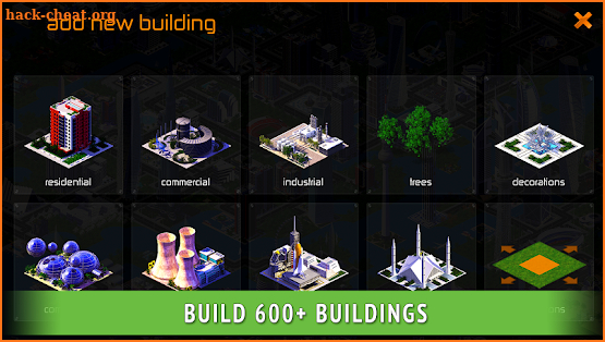 Designer City: building game screenshot