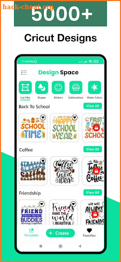 Designs for Cricut Studio screenshot