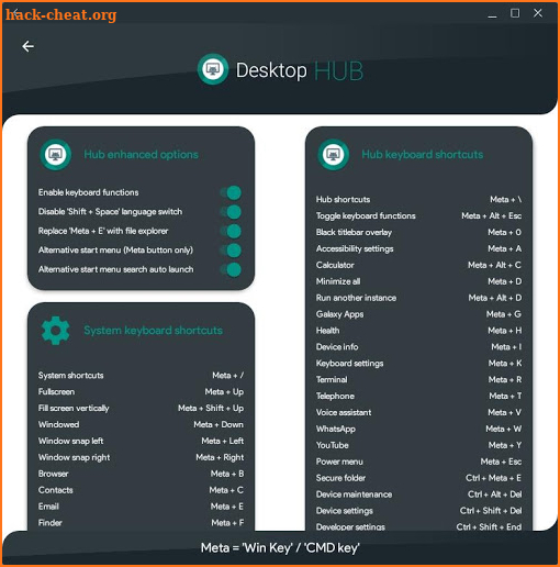 Desktop Hub for Samsung DeX screenshot