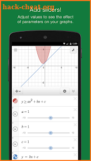 Desmos Graphing Calculator screenshot