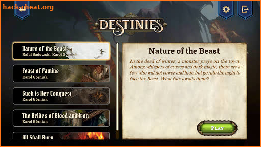 Destinies screenshot