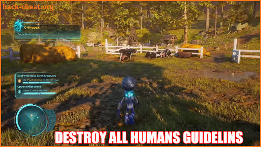 Destroy All Humans Game Guidelines screenshot