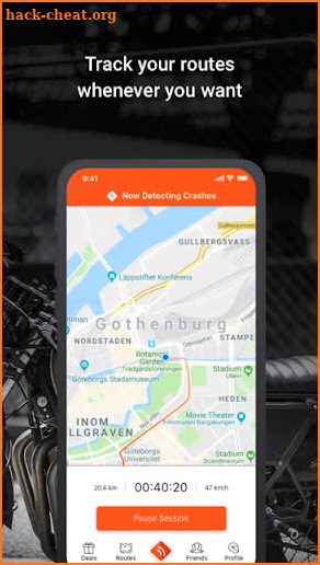 Detecht - Motorcycle App and GPS Navigation screenshot