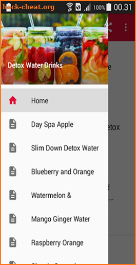 Detox Water Drinks Recipes screenshot