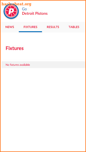 Detroit Pistons app screenshot