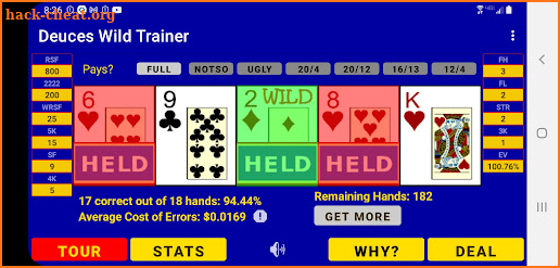 Deuces Wild Trainer screenshot