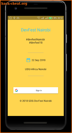 devFestNairobi screenshot