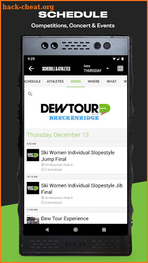 Dew Tour screenshot