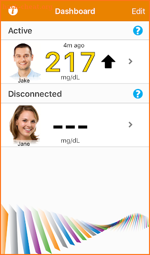 Dexcom Follow mg/dL DXCM3 screenshot