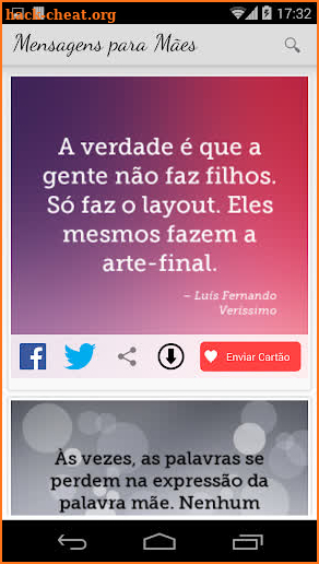 Dia das Mães: Mensagens Frases screenshot