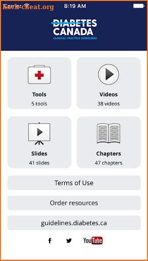 Diabetes Canada Guidelines screenshot