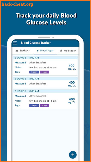 Diabetes Diary - Blood Glucose Tracker screenshot